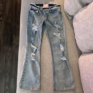Revice low rise denim jeans size 24